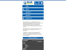 Tablet Screenshot of bear-ind.com
